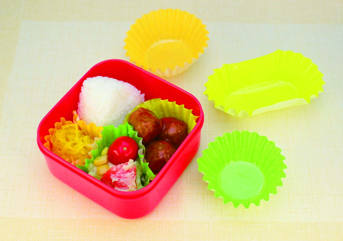 (まとめ) アートナップ おかずケース 8号(3色アソート) CK-07 1セット(330枚：33枚×10パック) 〔×5セット〕(代引不可) アートナップ おかずケース 8号 （3色アソート） CK-07 1セット （330